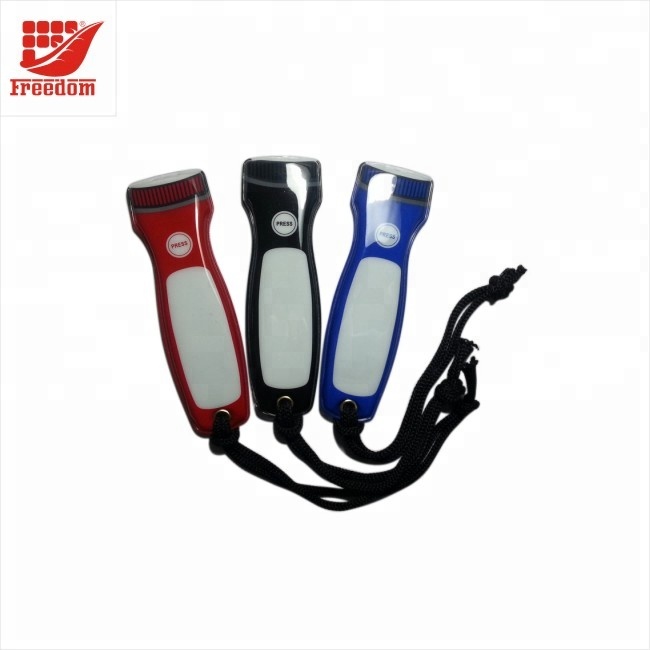 Hot Sale Multi-function PVC LED Keychain Magnetic Flashlight