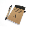 Custom Design Personalized Mini Memo Sticky Notes Kraft Paper Notebook With Pen