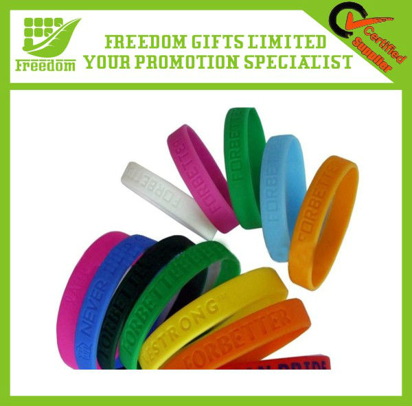 Cheapest Price Top Quality Logo Debossed Silicone Band
