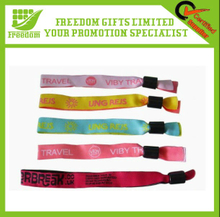 Promotional OEM Logo Polyester Wristband