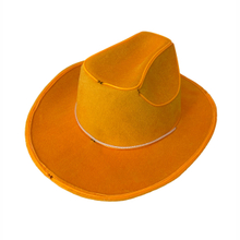 Fashion Design LED Cowboy Hat El Wire Party Flashing Light Cap