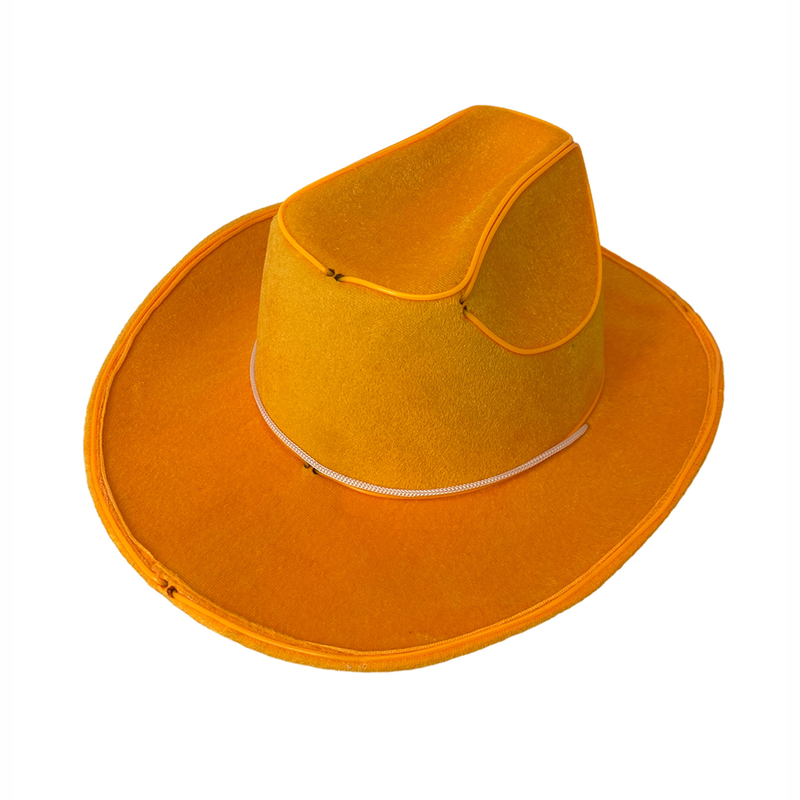 Fashion Design LED Cowboy Hat El Wire Party Flashing Light Cap