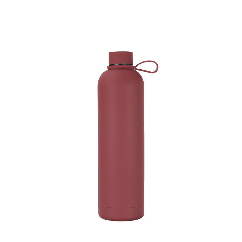 1000ml Outdoor Sports Drink Bottle Small Mouth Stainless Steel Vacuum Cup