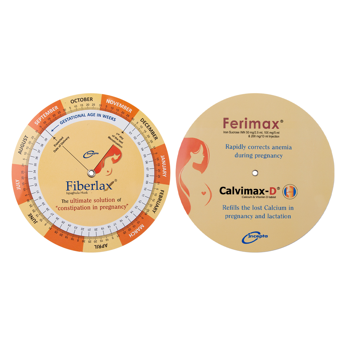 Hot Sale Pregnancy Due Date wheel Calculator & BMI Calculator Wheel