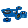 Factory Customize 40mm Plastic Round Poker Chips Set