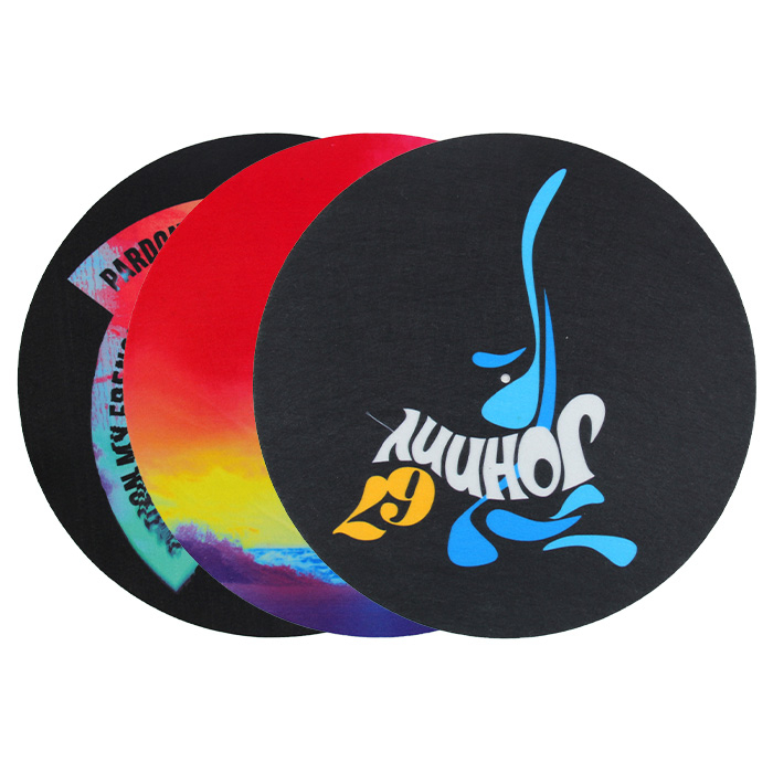 Custom Turntable Felt Slipmat For Vinyl Record Player