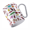 Customized Double Wall Stainless Steel Mug Camping Tumbler With Carabiner Mug