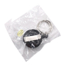 Logo Customized Retractable Badge Reel With Key Ring And Clip