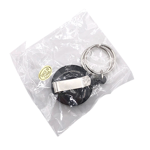 Logo Customized Retractable Badge Reel With Key Ring And Clip
