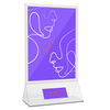 Customized Acrylic Brochure Holder Table Menu Stand Display Sign Card Holder