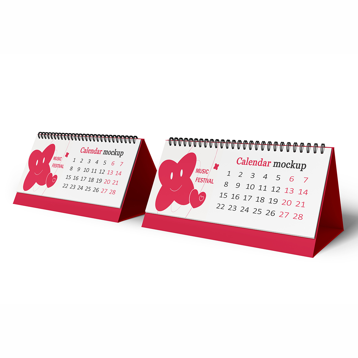 Wholesale Custom Logo Desktop Stand Up Table Pad Calendar