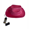 Customized El Wire Light Up LED Flashing Cowboy Hat With Light
