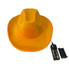 Fashion Design LED Cowboy Hat El Wire Party Flashing Light Cap