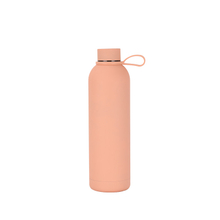 Wholesale Custom Logo Rubber Coated 750ml Water Stainless Steel Small Mouth Bottle