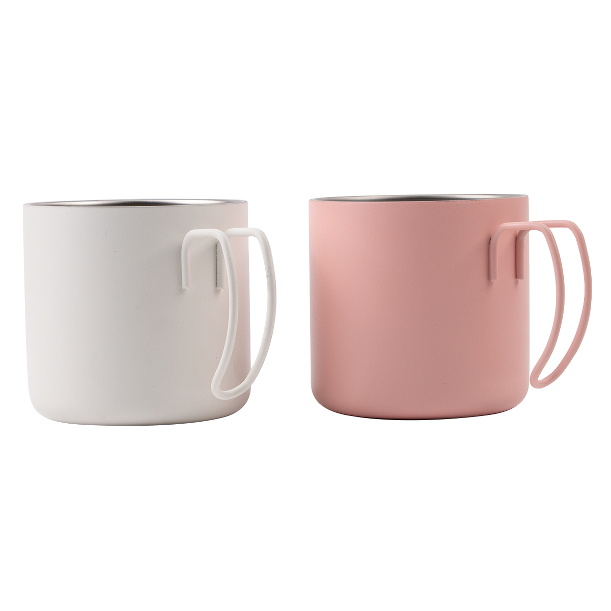 Stainless Steel Vacuum Insulated Coffee Mug With Handle