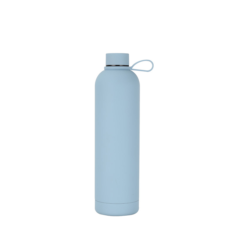 1000ml Outdoor Sports Drink Bottle Small Mouth Stainless Steel Vacuum Cup