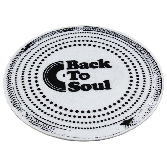 High Quality Custom Printed Round Turntable Felt Slipmat