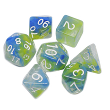High Quality Colorful Polyhedral Dice Custom Resin D&D Dice Set