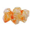 Custom Design Colorful Resin Soft Edge Polyhedral Dice Set