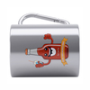 Stainless Steel Double Wall Travel Camping Mug With Carabiner Handle
