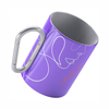 Customized Logo Carabiner Stainless Steel Double Walled Travel Mug