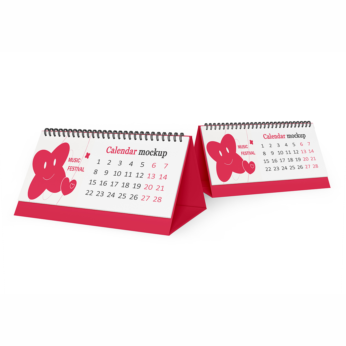 Wholesale Custom Logo Desktop Stand Up Table Pad Calendar