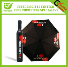 Logo Branded Promotional Printed Bottle Shaped Umbrella