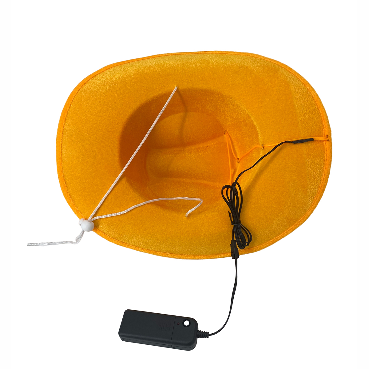 Fashion Design LED Cowboy Hat El Wire Party Flashing Light Cap