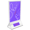 Customized Acrylic Brochure Holder Table Menu Stand Display Sign Card Holder