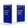 Acrylic Outdoor Brochure Holder Desk Label Display Menu Card Stand