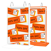 Factory Personalized Custom Acrylic Table Display Stand Sign Menu Card Holder