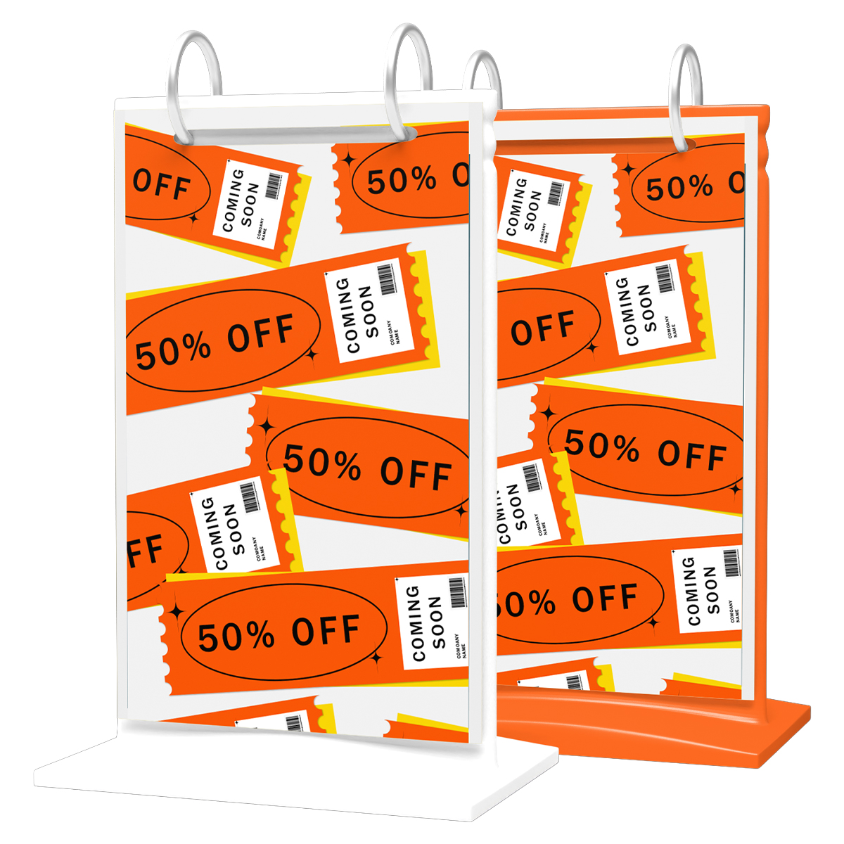 Factory Personalized Custom Acrylic Table Display Stand Sign Menu Card Holder