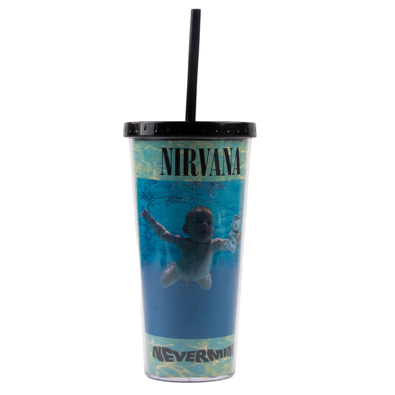 20oz Double Wall Straw Cup BPA Free Plastic Drinking Cup