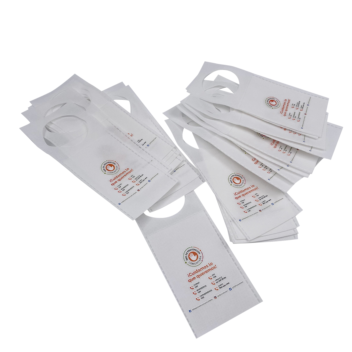 High Quality Custom Non Woven Door Hanger Hotel Room Door Knob Tag