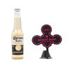 OEM Customized Wine Bottle Label Waterproof LED Bottle Sticker