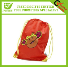 Printed Polyester Drawstring Backpack