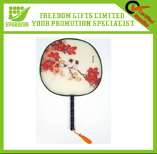 CMYK Logo Printing Customized Plastic Hand Fan