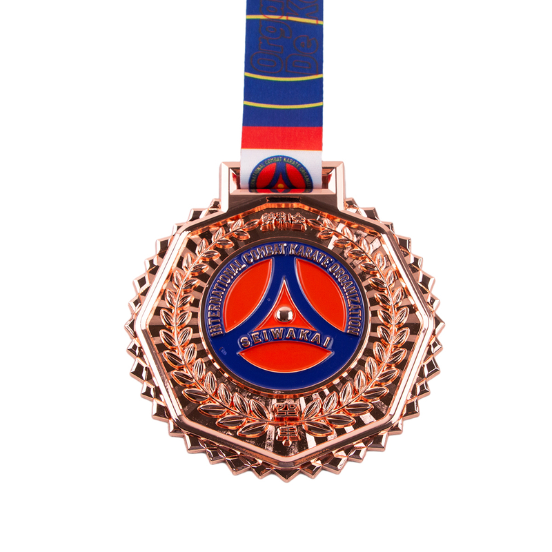 Custom 3D Bronze Medallion Marathon Medal Running Sport Metal Medal