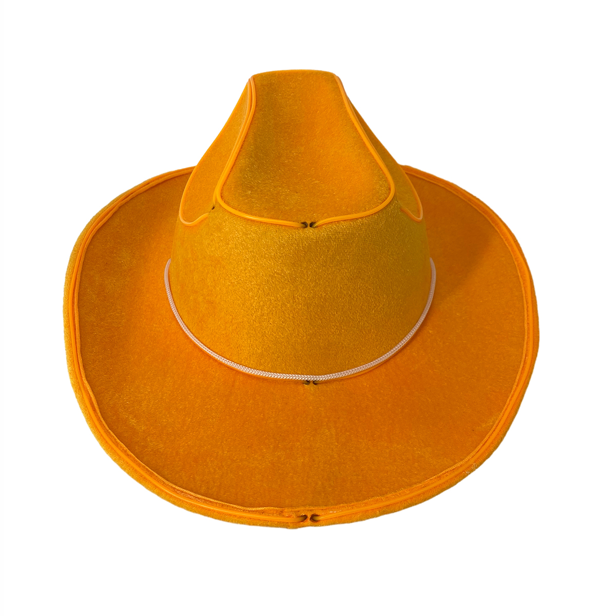 Fashion Design LED Cowboy Hat El Wire Party Flashing Light Cap
