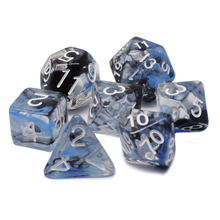 Custom Design Colorful Resin Soft Edge Polyhedral Dice Set