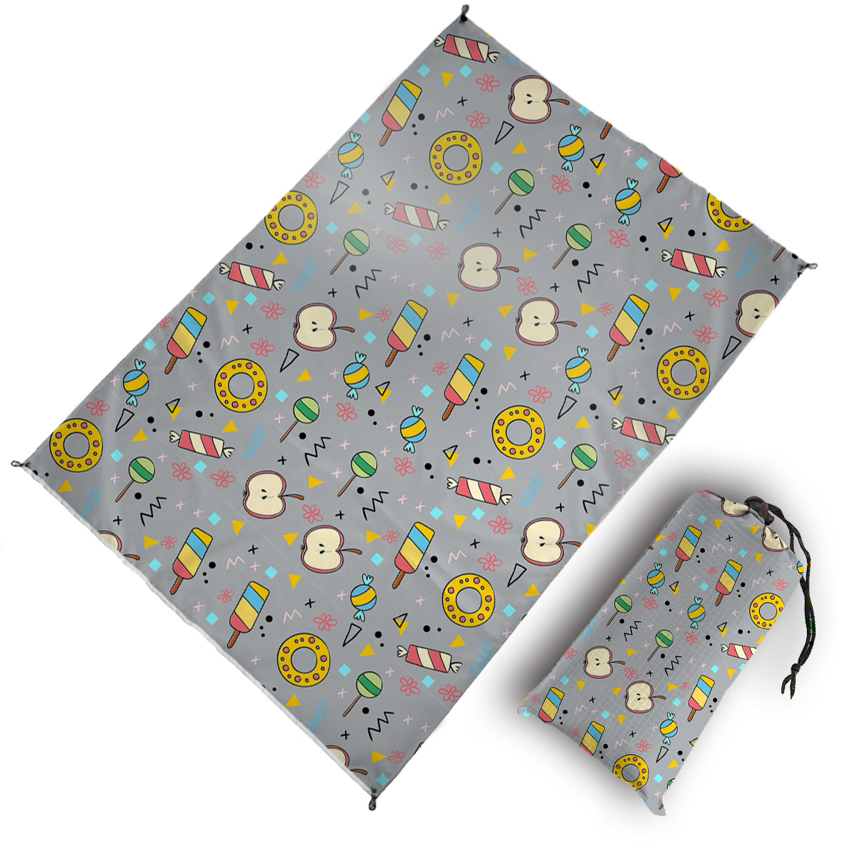 Durable Sand Proof Beach Blanket Waterproof Folding Beach Mat