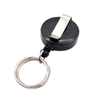 Logo Customized Retractable Badge Reel With Key Ring And Clip