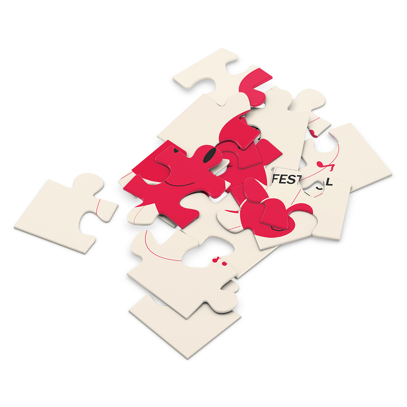 Custom Print Personalized Paper Cardboard Brain Game Puzzles 15 1000 Pieces