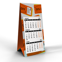 Cheap Custom Desktop Calendar Standing Flip Desk Calendar