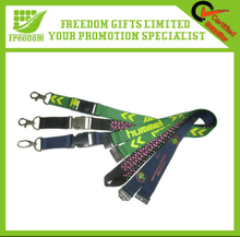 Safety Buckle Flat Polyester Lanyards