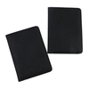 Custom Logo Black PU Leather Travel Passport Cover Holder