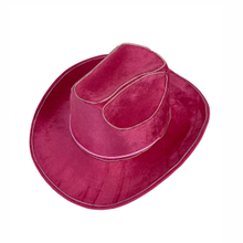 Customized El Wire Light Up LED Flashing Cowboy Hat With Light