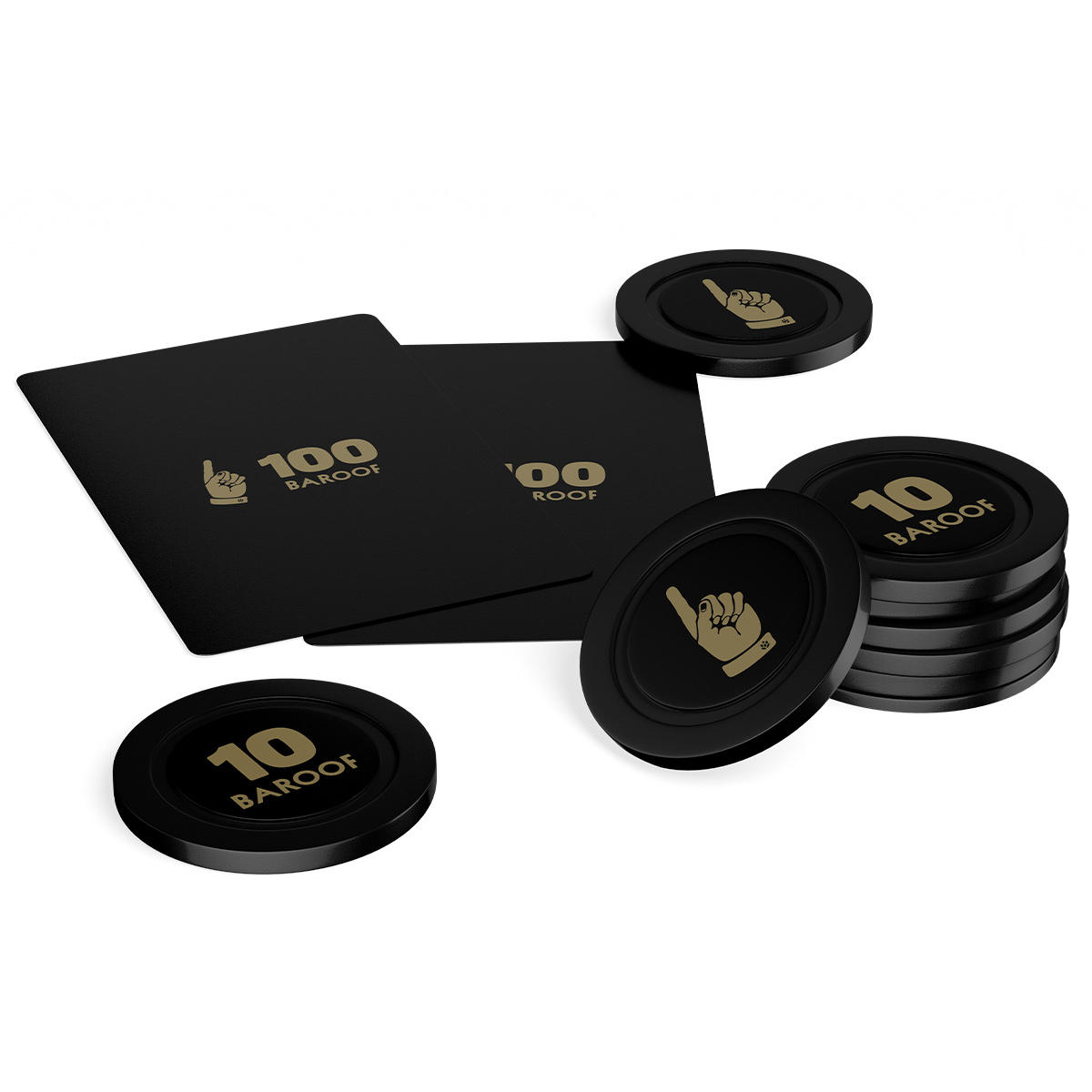 High Quality Customized Professional Premium Plastic Poker Chips