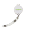 Plastic Badge Reel Retractable ID Card Badge Holder With Belt Clip