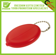 Custom Logo Promotional PVC Coin Purse Keychain